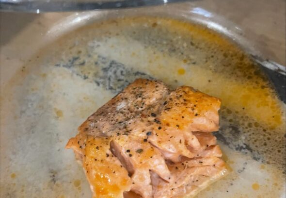 лосось в мікрохвильовці