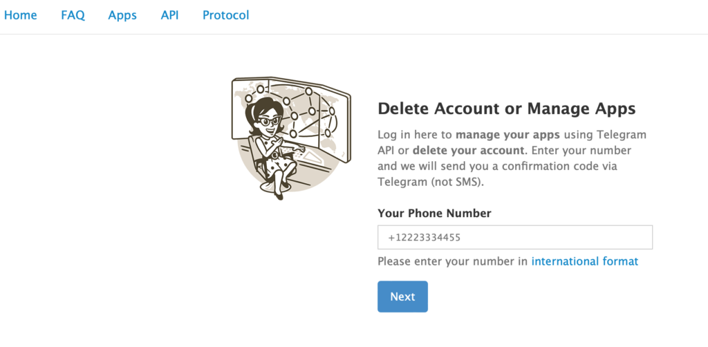 Як видалити акаунт в телеграм фото