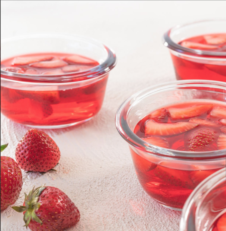 Желе з замороженої полуниці