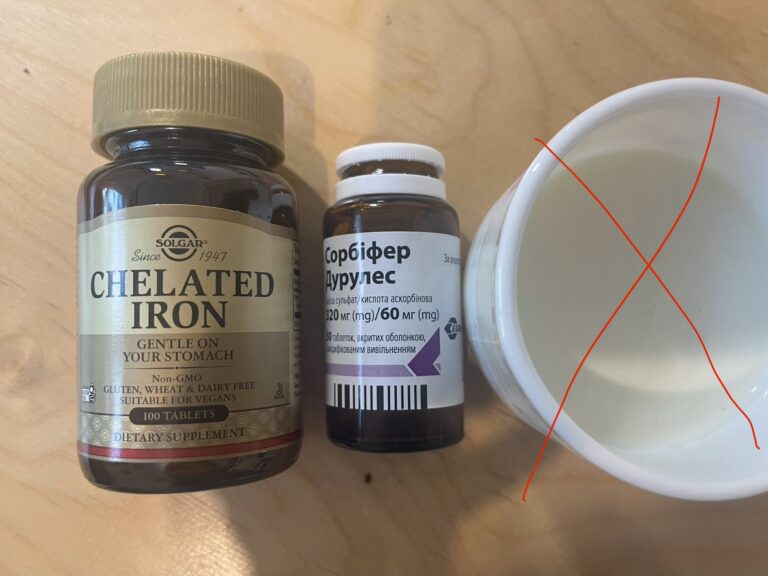 побічні ефекти від препаратів залізо