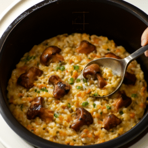 різотто з грибами білими фото