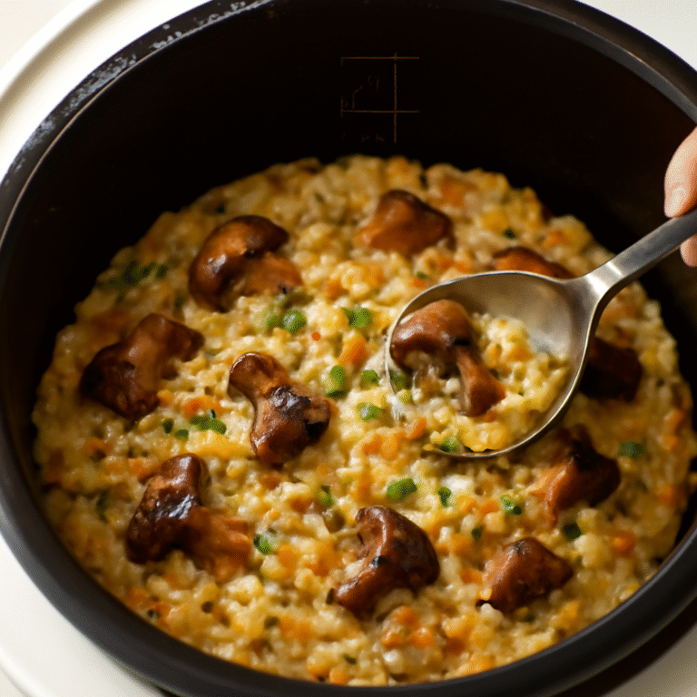 різотто з грибами білими фото